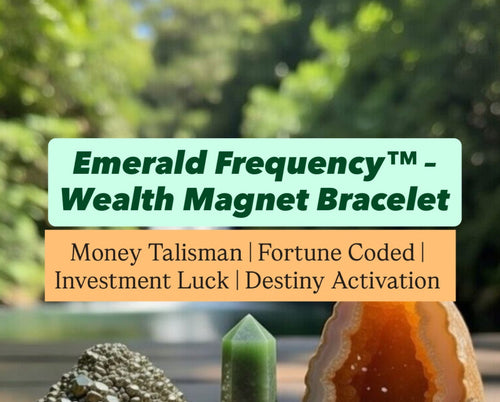 Emerald Frequencyโข โ Wealth Magnet Bracelet ๐ฐ๐งฟ