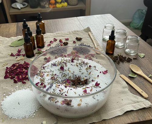 Soma Snāna (सोम स्नान) 🌕 MoonSpell bath ritual salt | 14 Days, 1 Quantum Wish