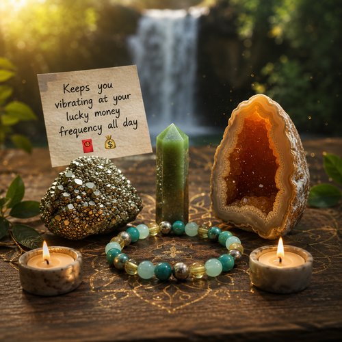Emerald Frequency™ – Wealth Magnet Bracelet 💰🧿
