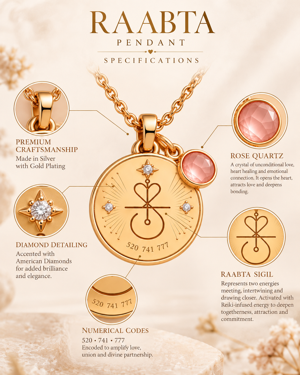 SILVER - RAABTA UNION PENDANT | Commitment | Zircoin