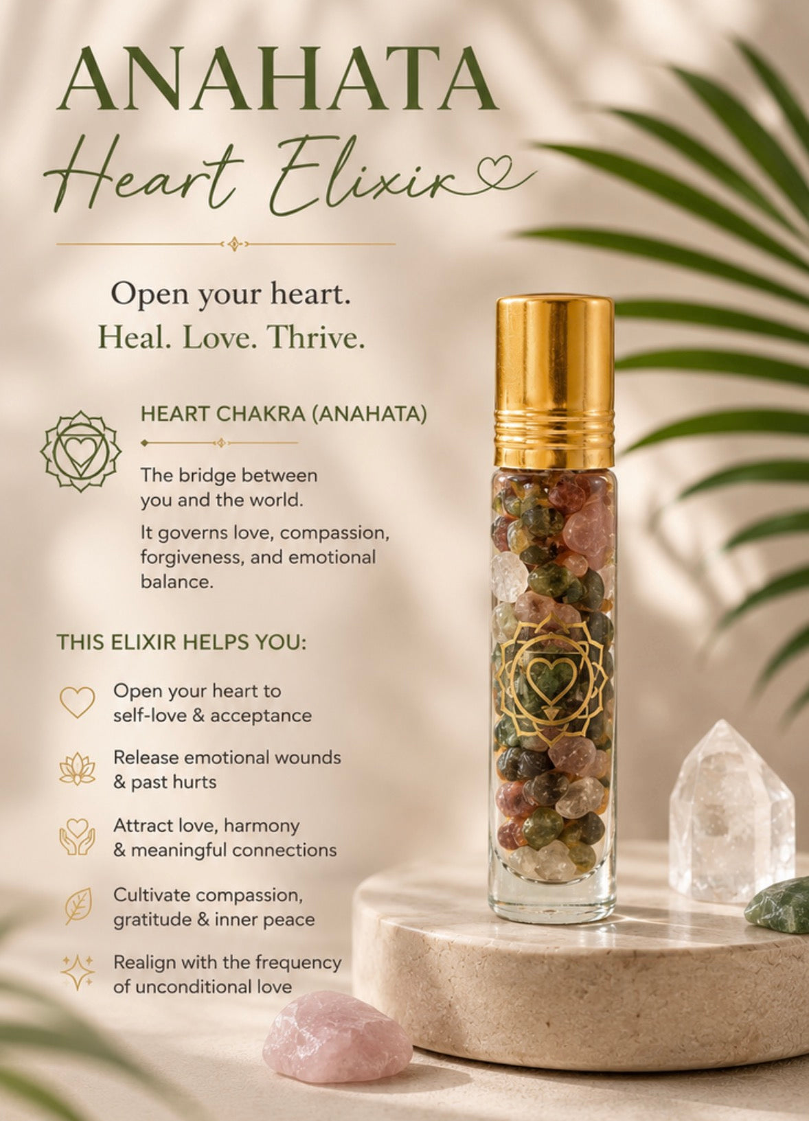 Anahata - Heart Chakra Elixir ☸️ Love, Compassion, Healing