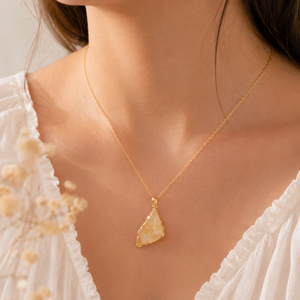 Her Majesty — Citrine Pendant — Quantum Luck & Success ✨