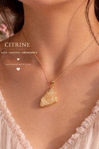 Her Majesty — Citrine Pendant — Luck, Success & Abundance 👑✨
