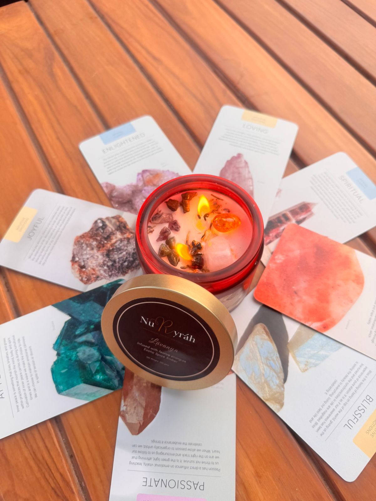 Abundance Crystal Glow | Lāvanya Festive Collection | Scented Candle