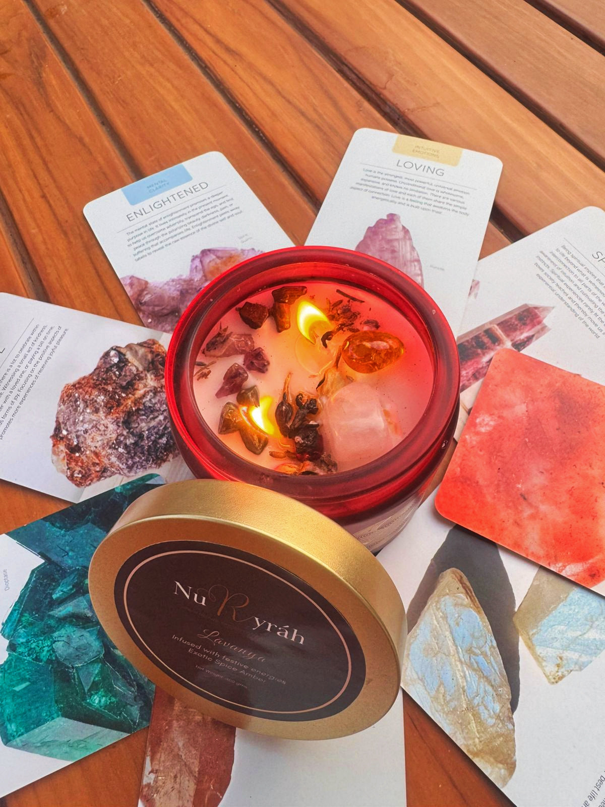 Abundance Crystal Glow | Lāvanya Festive Collection | Scented Candle