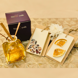 Luxé Ambience Set | Reed Diffuser & Wax Tablet Set