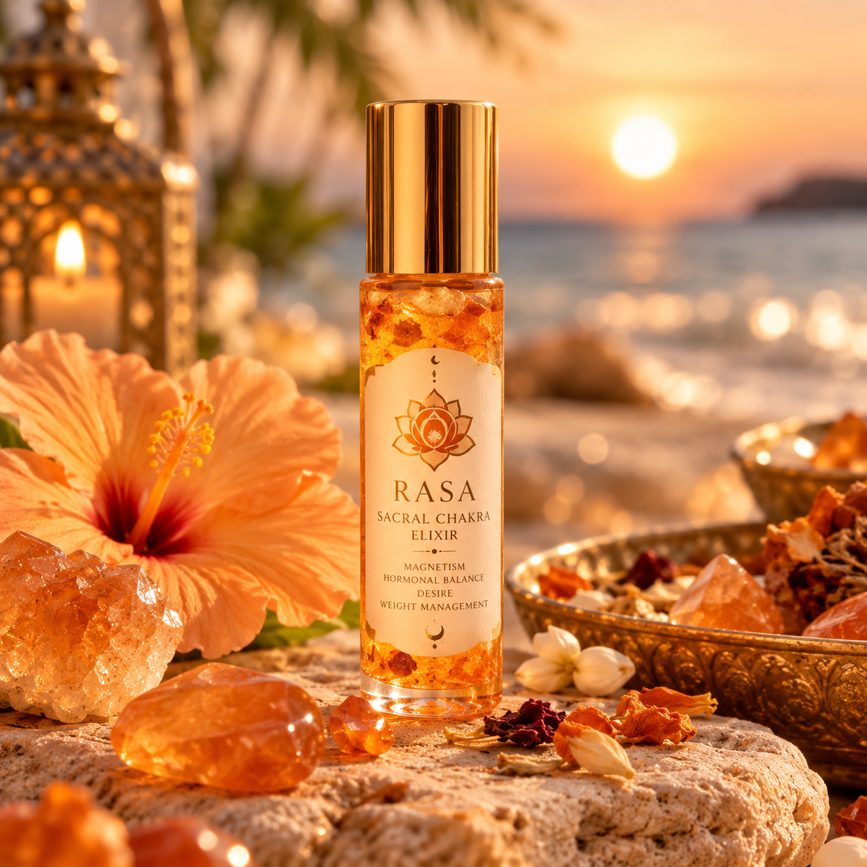 RASA — Sacral Chakra Elixir ☸️  Magnetism • Hormonal Balance • Desire
