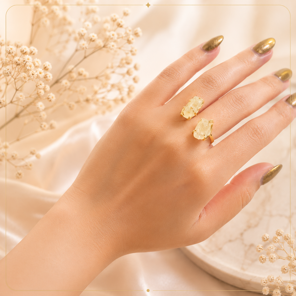 The Empress — Citrine Ring — Wealth & Luck 👑