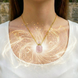 Rose Amora™ - Love That Stays Edition | 528hz Love Frequency Pendant | Rose Quartz Crystal