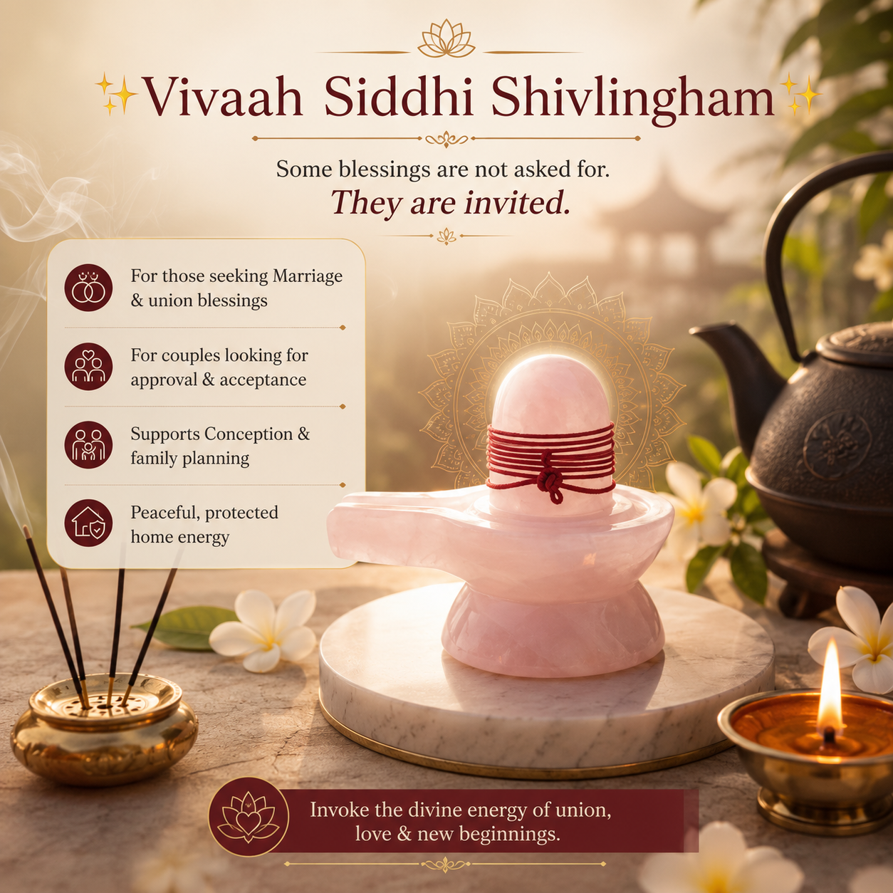 Vivah Siddhi ShivLingham Ritual Set