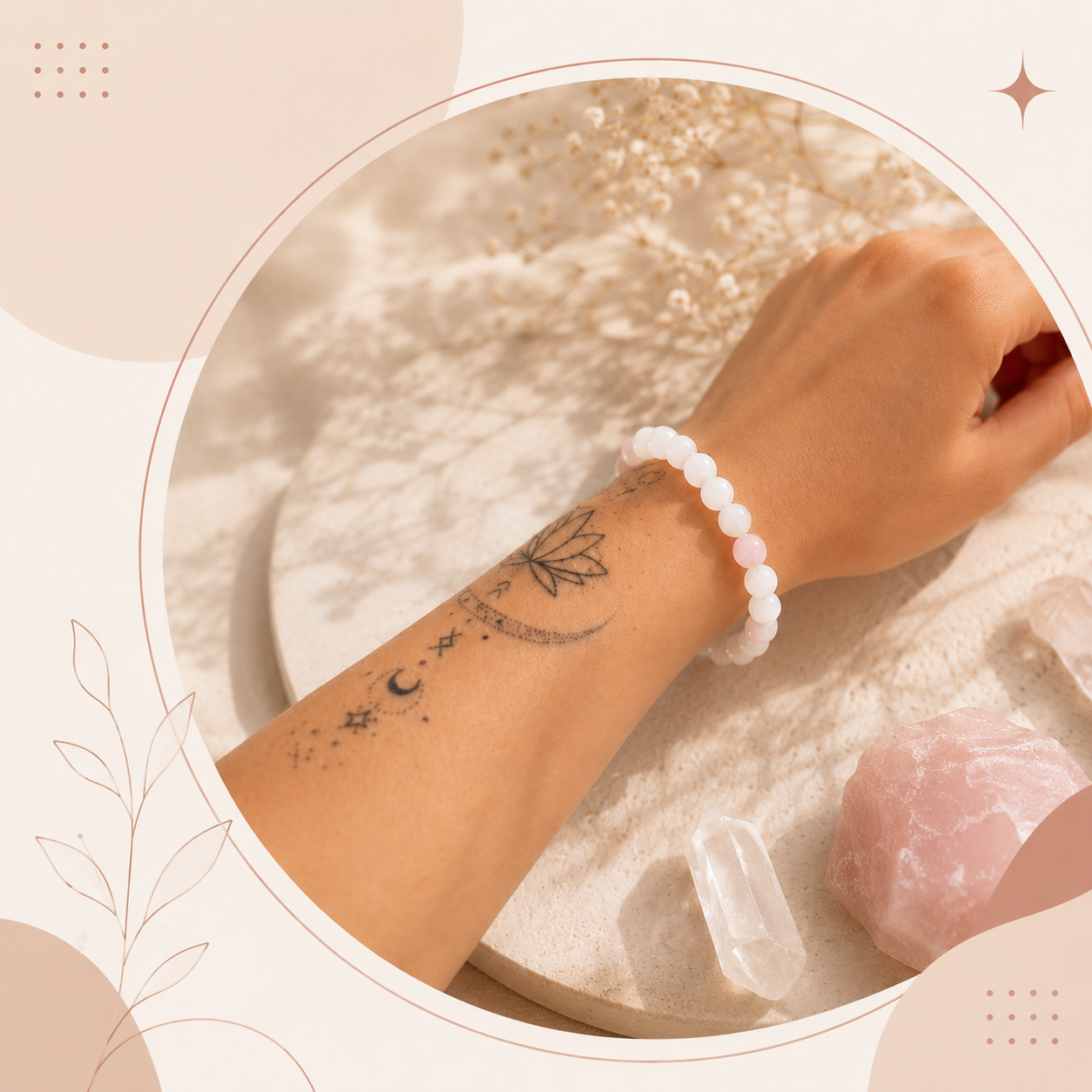 White Aura - Anxiety, Sleep & Hormonal Balance Bracelet